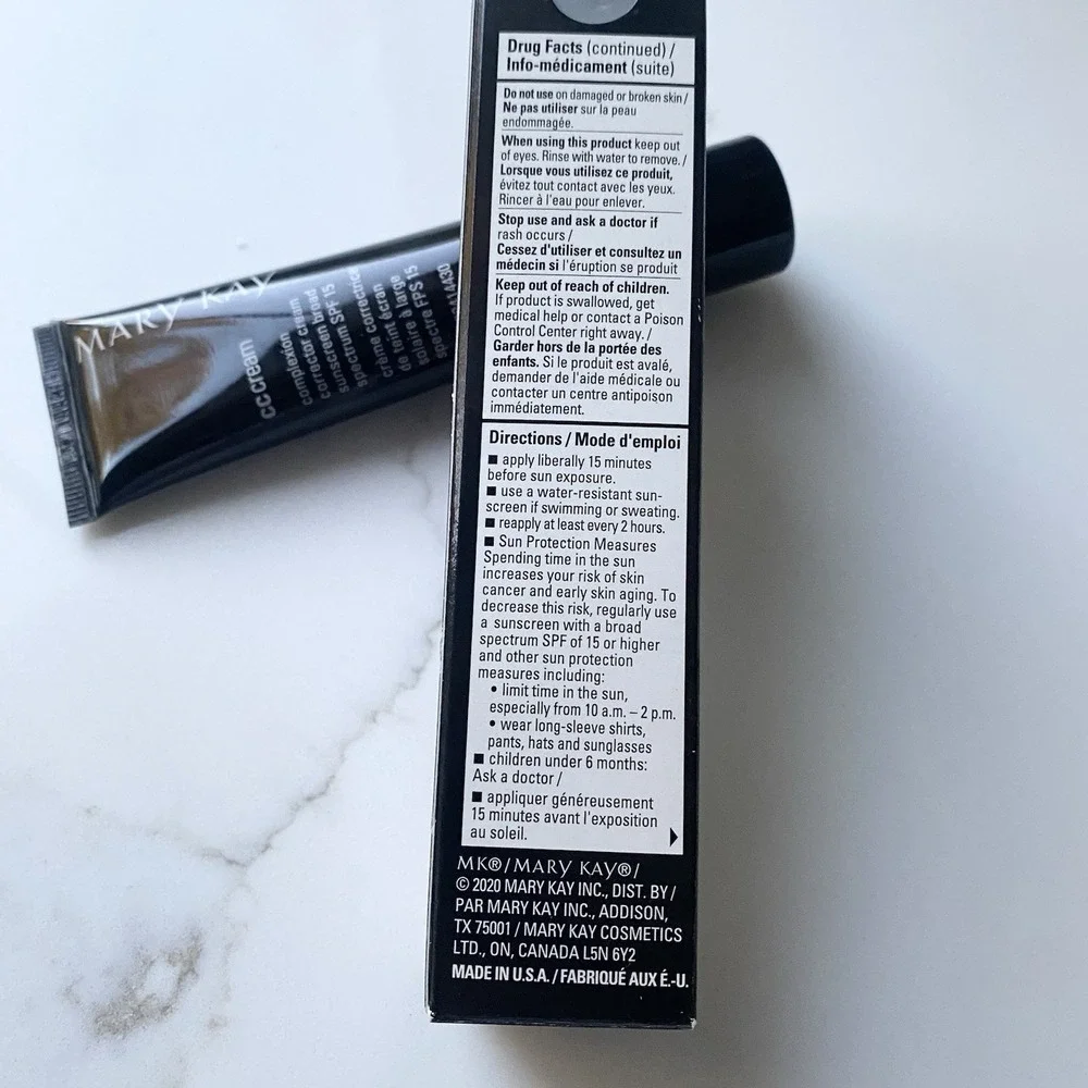 Mary Kay CC Cream Sunscreen Broad Spectrum SPF 15  072825 Deep 1 fl oz 6/24‎ Exp